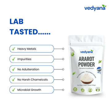 Vedyana Ararot Powder (Arrowroot) | Maranta arundinacea
