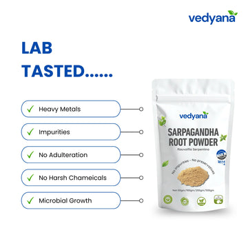 Vedyana Sarpagandha Powder | Rauvolfia serpentina