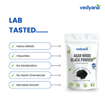 Vedyana Agarwood Powder (Aquilaria) | Oud Black Powder