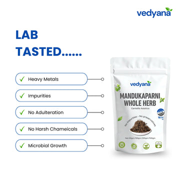 Vedyana Mandukaparni Whole Herb | Gotu Kola Herb