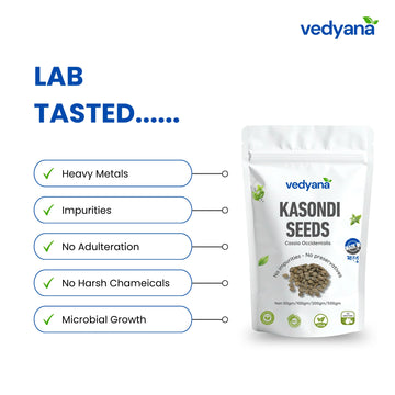 Vedyana Kasondi Seeds (Cassia occidentalis) | Kasunda Beej | Coffee Senna