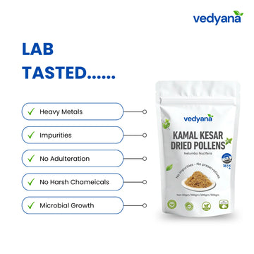Vedyana Kamal Kesar (Nelumbo nucifera) | Lotus Pollen | Kamal Pushp Kesar
