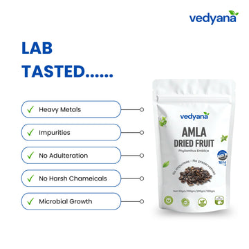 Vedyana Amla Dried Fruit (Phyllanthus emblica) | Indian Gooseberry