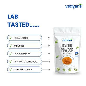 Vedyana Javitri Powder (Myristica fragrans) | Mace Powder | Nutmeg Mace