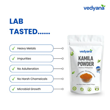 Vedyana Kamila Powder (Mallotus philippensis) | Kamila Sindur | Kamala Powder
