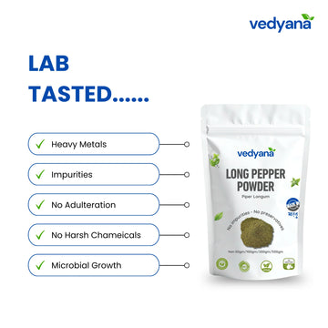 Vedyana Long Pepper Powder (Piper longum) | Pippali Churna