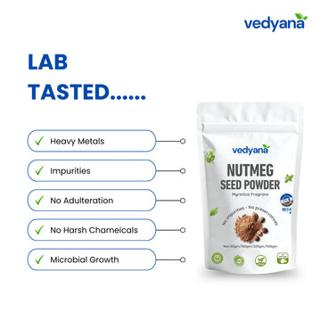 Vedyana Nutmeg Powder (Myristica fragrans) | Jaiphal Powder
