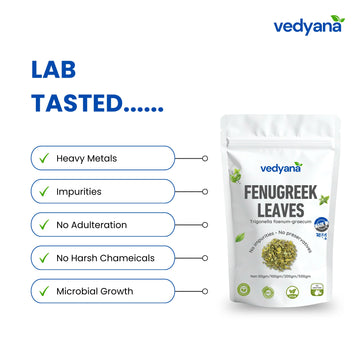 Vedyana Dried Fenugreek Leaves (Kasuri Methi) | Trigonella foenum-graecum