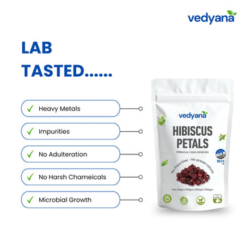 Vedyana Dried Hibiscus Petals (Hibiscus rosa-sinensis) | Gudhal Flower