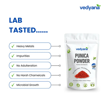Vedyana Punica Powder (Punica granatum) | Anar Powder