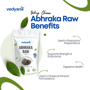 Vedyana Abhraka Raw (Mica Mineral) | Abhrak Stone | Natural Mica