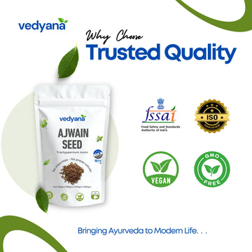 Vedyana Ajwain Seeds (Trachyspermum ammi) | Carom Seeds