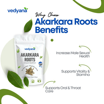 Vedyana Akarkara Roots (Anacyclus pyrethrum)
