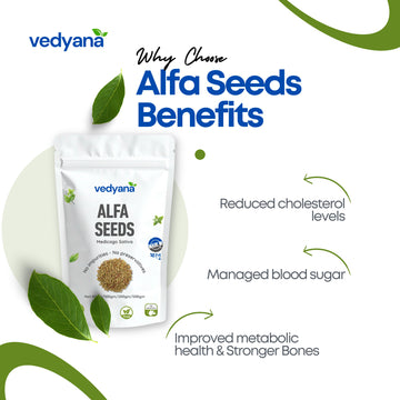 Vedyana Alfalfa Seeds (Medicago sativa) | Alfa | Alphalpha Seeds