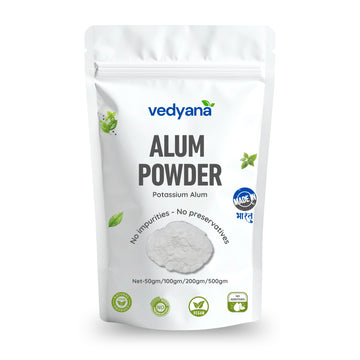 Vedyana Alum Powder (Potassium Aluminum Sulfate) | Fitkari Powder