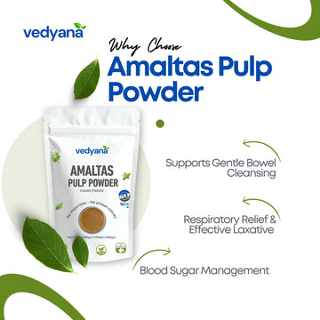 Vedyana Amaltas Pulp Powder (Cassia fistula)