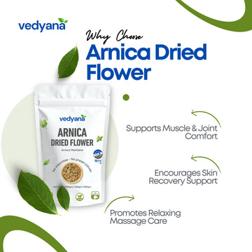 Vedyana Arnica Dried Flowers (Arnica montana) | Natural Blossoms