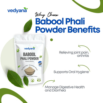 Vedyana Babool Phali Powder (Acacia nilotica)