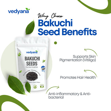 Vedyana Bakuchi Seeds (Psoralea corylifolia) | Babchi