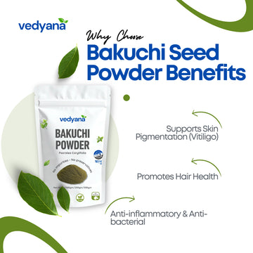 Vedyana Bakuchi Powder (Psoralea corylifolia) | Babchi Powder