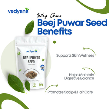Vedyana Beej Puwar Seeds (Cassia tora) | Chakramarda | Sickle Senna