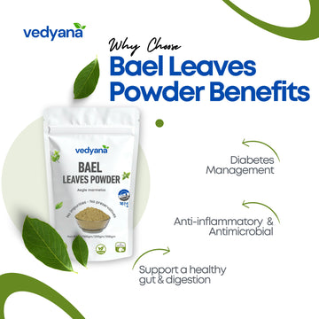 Vedyana Bael leaves Powder (Aegle marmelos)