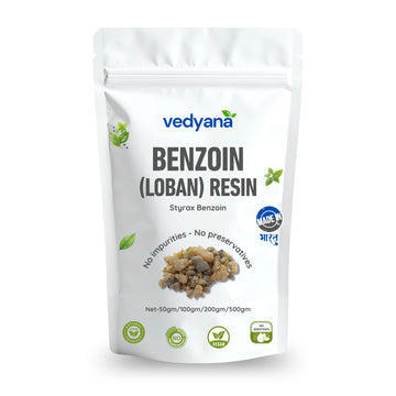 Vedyana Benzoin Resin (Styrax benzoin) | Loban | Gum Benzoin
