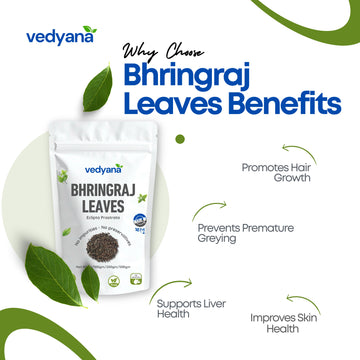 Vedyana Bhringraj Leaves (Eclipta alba) | Bhringraj Patta