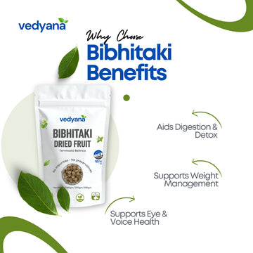 Vedyana Bibhitaki Dried Fruit (Terminalia bellirica) | Baheda