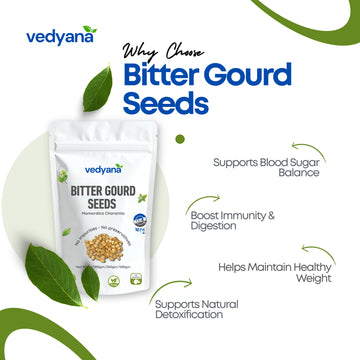 Vedyana Bitter Gourd Seeds (Karela) | Momordica charantia