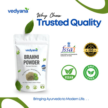Vedyana Brahmi Powder (Bacopa monnieri) | Brahmi Churna
