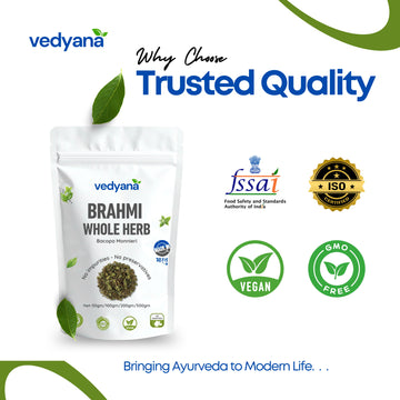 Vedyana Brahmi Whole Herb (Bacopa monnieri) | Bacopa