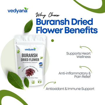 Vedyana Buransh Dried Flowers | Rhododendron arboreum