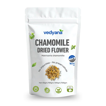 Vedyana Chamomile Dried Flowers (Matricaria chamomilla) | Herbal Tea