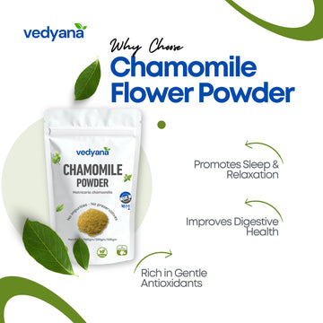Vedyana Chamomile Granular Powder (Matricaria chamomilla) | Tea Cut
