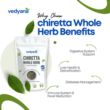 Vedyana Chiretta Whole (Swertia chirata) | Chirata Herb