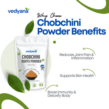 Vedyana Chobchini Roots Powder (Smilax china)