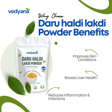 Vedyana Daru Haldi Powder | Daruharidra | Berberis aristata