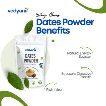 Vedyana Dates Powder | Khajoor Powder | Natural Sweetener