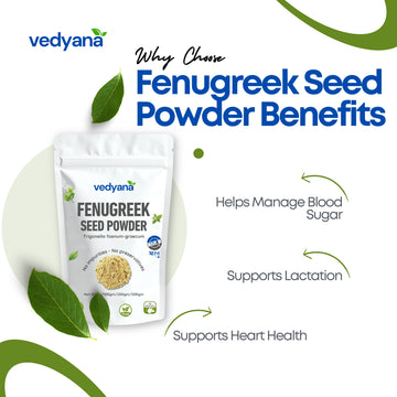 Vedyana Fenugreek Powder (Trigonella foenum-graecum) | Methi Powder