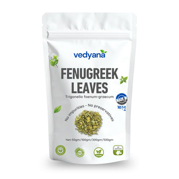 Vedyana Dried Fenugreek Leaves (Kasuri Methi) | Trigonella foenum-graecum