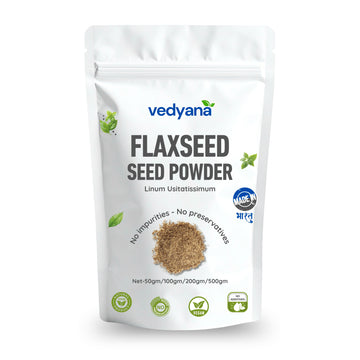 Vedyana Flaxseed Powder (Linum usitatissimum) | Alsi Powder