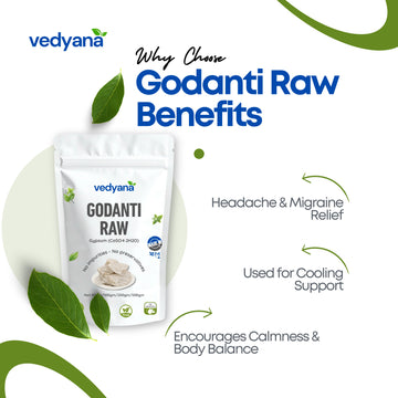 Vedyana Godanti Raw (Gypsum – Calcium Sulfate) | Natural Godanti Stone