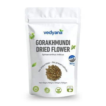 Vedyana Gorakhmundi Dried Flowers (Sphaeranthus indicus)