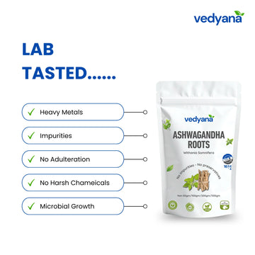 Vedyana Ashwagandha Roots (Withania somnifera) | Indian Ginseng Root