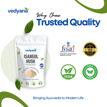 Vedyana Isabgol Husk (Plantago ovata) | Psyllium Husk