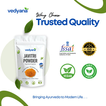 Vedyana Javitri Powder (Myristica fragrans) | Mace Powder | Nutmeg Mace