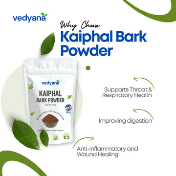 Vedyana Kaiphal Chhal Powder (Myrica esculenta) | Katphala Powder