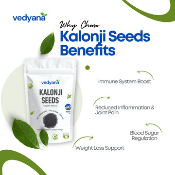 Vedyana Kalonji Seeds (Nigella sativa) | Black Seeds