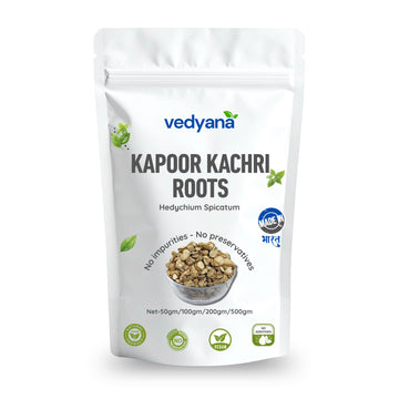 Vedyana Kapoor Kachri Roots (Hedychium spicatum) | Spiked Ginger Lily | Herbal Roots